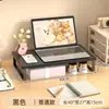 Soporte para computadora de estudiante de dormitorio, soporte para laptop, elevador de monitor de escritorio, organizador de escritorio multifuncional