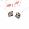 Suministro Directo de Aliexpress Resina Palma Fondo Plano Mineral de Superficie Cristal Racimo Pulsera Aretes Accesorios de Joyería DIY Colgante