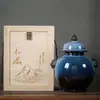 Cerámica de Jingdezhen 2.5kg Jarra de Vino Botella de Vino Sellada Botella de Vino Vacía Jarra de Vino Coleccionable Retro Antiguo Jarra de Vino Personalizada