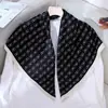 Estilo Nuevo Primavera 2026 Bufanda Cuadrada Grande 90 para Mujer Elegante Estilo Coreano Seda Sarga Moda Estampado Mariposa Bufanda Decorativa para Cuello