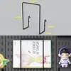 Prateleira de armazenamento modular para banheiro em painel perfurado, sem necessidade de furar, painel de armazenamento montado na parede para o banheiro, montagem livre