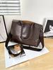 Bolsa Feminina de Grande Capacidade 2026 Novo Modelo Bolsa Transversal de Alça Larga Bolsa de Ombro Único para o Dia a Dia Bolsa Tote para Faculdade