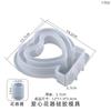 Yu Meiren molde de gota de cola de cristal diy hexagonal, tubo de ensaio flor de amor Molde de silicone para planta aquática