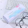 Versión coreana de caja para gafas, tinta creativa, moda, hombres y mujeres, miopía, dibujos animados, fabricantes, impresión gratuita, cuadrada de alta gama, almacenamiento de PU