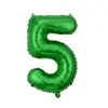 Globos Digitales de 32 pulgadas Empacados Individualmente, Decoraciones de Cumpleaños Versión Americana, Globos Decorativos Flotantes de Papel de Aluminio con Helio