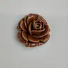Accesorios de Flor de Rosa Tridimensional de Resina para Manualidades, Accesorios para el Cabello, Decoración de Fundas de Teléfono. Disponibles en Múltiples Colores
