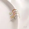 Ala Color-Preservante Oro Claro 14K Oro Real 18K Gancho Plano para Oreja Pendientes DIY Joyería Gancho para Oreja Accesorios Hechos a Mano Material