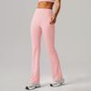 Pantalones de Yoga de Pierna Ancha Estilo Nuevo Transfronterizos Cintura Alta Control de Abdomen Levanta Glúteos Acampanados Pantalones de Yoga Cepillados Pantalones Largos Deportivos Casuales para Mujer
