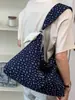 Bolsa de ombro casual estilo coreano com estampa floral Shuai Mi Jia para mulheres, novo modelo 2026, bolsa tote de grande capacidade, bolsa de ombro fashion