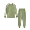 Pijamas Cálidos para Niños, Ropa de Otoño para Niños, Conjuntos de Ropa Interior para Jóvenes, Ropa para Estar en Casa para Niñas, Conjuntos de Ropa Interior