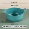 Celebridad de internet olla picante especial cuenco nórdico creativo simple comercial cuenco para fideos de arroz cuenco de sopa con dos asas vajilla de melamina imitación porcelana