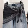 Pañuelo de cintura estilo étnico de anacardo, Accesorio versátil de alta gama, Sensación de venta al por mayor, Pañuelo triangular, Pañuelo de seda, Cinturón para mujer, Pañuelo de cintura