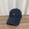 Gorra de béisbol suave de ala ancha con letras para mujer con circunferencia de cabeza grande protección solar moda callejera versátil gorra de pico de pato para hombre