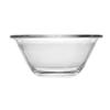Tazón de Vidrio Templado para Tazón de Frutas Transparente para el Hogar, Tazón Salah, Tazón de Vidrio de Gran Capacidad para Microondas BJZ327-3