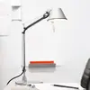 Luminária de chão mecânica estilo mid-century italiano com braço longo ajustável e dobrável para sala de estar, sofá, quarto e ambiente de cabeceira