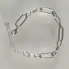 Corrente de Caixa Personalizada da Moda Corrente de Contas Corrente Cruzada Colar Moda Tendência Masculina Simples Nicho Corrente Única Atacado
