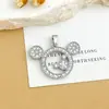 Pingente Transfronteiriço Luxo Leve Zircônia Completa Rato Fofo Colar Pulseira Acessórios Temperamento Deslumbrante Fresco Simples Versátil Acessórios