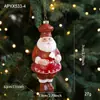 Nuevo Colgante de Hombre de Jengibre de Plástico Colgante Decoración de Árbol de Navidad Suministros Adornos Suministros de Decoración de Atmósfera En Stock