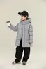 Modelo Nuevo de Invierno 2026 Chaqueta de Plumas Gruesa y Cálida con Capucha para Niños y Niñas, 90% Plumón de Pato Blanco, Longitud Media, Resistente al Agua, al Viento y al Polvo