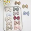 Tela de Cuadros Florales Estilo Pastoral Fresco, Lazo Hecho a Mano DIY, Accesorios para el Cabello, Ropa, Sombreros, Zapatos, Bolsas, Accesorios para Muñecas y Materiales