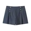 Roupa Europeia e Americana Transfronteiriça Conjunto de Colete de Linho com Botões, Shorts Casuais e Calças - Novo de Verão