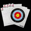 Alvo de Tiro com Arco Papel Círculo Completo Meio Círculo Competição Treinamento Tiro Esportes de Arco e Flecha Tabuleiro de Dardos Suporte de Alvo Alvo de Flecha Alvo de Grama