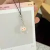 Colgante Curativo de Elfo de Gelatina Luminosa Cuerda Linda Mini para Teléfono Celular Regalo para Novia Cadena de Teléfono Celular para Estudiante Dibujos Animados