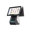 Caja Registradora Android de Doble Pantalla para Comercio Exterior Tienda de Conveniencia Supermercado Caja Registradora Táctil Máquina Todo en Uno Tienda de Té de Leche Sistema de Caja Registradora para Catering