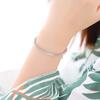 Estilo Coreano Estilo Coreano Elegante Pulsera Redonda de Hueso de Serpiente Moda Femenina Distintiva Pulsera de Acero Inoxidable Joyería de Acero de Titanio Combinable