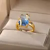 Anillo Retro de Lujo Accesible Transfronterizo con Forma de Corazón Chapado en Oro de 18 Quilates con Diamantes, Anillo Elegante y Versátil de Alta Gama para Mujer