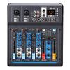 Mezclador de audio MINI serie N4/N6 para escenarios de carretera, actuaciones, bodas, USB, MP3 y Bluetooth