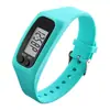 Pulseira Pedômetro Eletrônico de Fornecimento Spot Relógio de Silicone LED Multifuncional Moda Esportiva Pedômetro Relógio de Presente