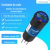 Medidor de condutividade de umidade do solo umidade umidade temperatura nutriente testador nitrogênio fósforo potássio detector de pH
