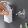 Ganchos adhesivos fuertes sin dejar marca ganchos pegajosos estantes de almacenamiento sin perforar hebillas de pared tiras adhesivas transparentes entrelazadas sin clavos