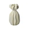 Vaso Cerâmico Moderno Minimalista Abstrato com Textura de Contas Transfronteiriço para Casa Sala de Estar Mesa de Jantar Arranjo de Flores Decoração Criativa Suave
