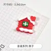 Muñeco de nieve de Papá Noel, crema de bricolaje, pegamento, funda de teléfono, bolsa, accesorios para el cabello hechos a mano, accesorios de resina caseros