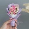 Mini Buquê Pequeno Fresco de Rosas e Flores Secas Mini Requintado Companheiro DIY Presente Decorações Estreladas para o Dia dos Namorados