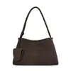 Bolsa Vintage Texturizada para Axila Feminina 2026 Casual de Mão para Axila Design de Nicho Personalizada de Ombro Único Bolsa Tecida Tendência