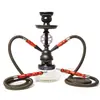 Suministro Transfronterizo Fábrica de Hookahs Set de Hookahs Árabes Hookah de Vidrio de Doble Tubo Accesorios para Hookah Hookah
