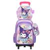 Mochila con Ruedas para Niños de Comercio Exterior Transfronterizo al por Mayor Primaria Niños y Niñas Ruedas Plegables Cierre