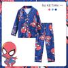 Pijamas de manga larga para niñas, primavera y otoño, 2024