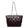 Nova Bolsa Casual Retro de Inverno Moda Tendência Personalidade Bolsa de Ombro 2026 Design de Nicho Bolsa Tote Feminina