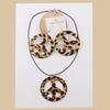 Traje hippie de venta caliente transfronteriza, gafas de carnaval y pendientes con dijes de paz, collar, tocado, accesorios, fabricante de productos.