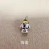 Moda pequeño mono mono mono usando aro dorado mono colgante retro versátil collar niños bebé collar regalo de cumpleaños