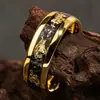 Yincheng Nuevo Producto Transfronterizo Venta Caliente Transfronteriza Moda para Hombre Dorado Aliento de Bebé Anillo de Acero Inoxidable Anillo Fábrica Mayorista