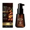 Óleo de Argan Marroquino Selecionado Transfronteiriço Óleo Essencial para Cuidados com os Cabelos OEM Etiqueta Privada Personalização Suave Hidratante Cuidados com os Cabelos Processamento OEM