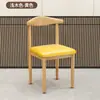 Combinación de Mesa y Silla para Restaurante de Comida Rápida Restaurante Tienda de Fideos Tienda de Desayunos Mesa de Comedor Económica Hotel Catering Comercial Mesa Rectangular