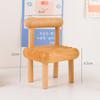 Soporte para teléfono móvil creativo personalizado decoración de escritorio artefacto para ver series perezosamente mini taburete de madera decoración venta al por mayor