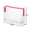 Bolsa de Almacenamiento Transparente de PVC Bolsa para Cosméticos Líquidos Bolsa de Neceser Sellada para Viaje Bolsa de Almacenamiento para Botellas Bolsa Transparente para Cosméticos