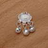 Colgante de candado centenario de plata de imitación, de larga vida, pulsera de cuerda hecha a mano para bricolaje, accesorios para collar, venta al por mayor
